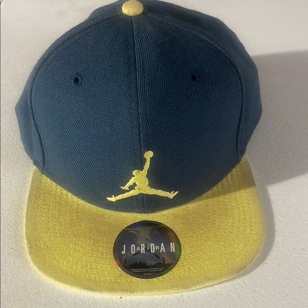 Jordan Blue and Yellow Cap